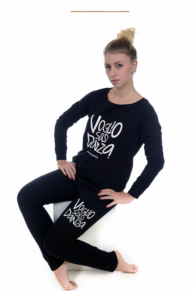 DANCE JOGGING LOGO CLASSICO BIANCO