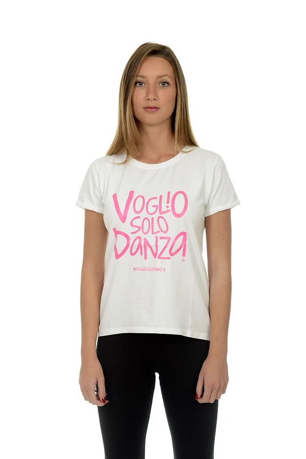 T-SHIRT LOGO FUXIA
