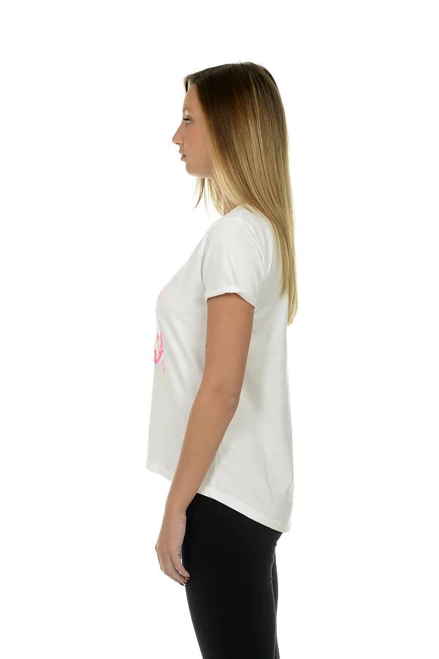 T-SHIRT LOGO FUXIA