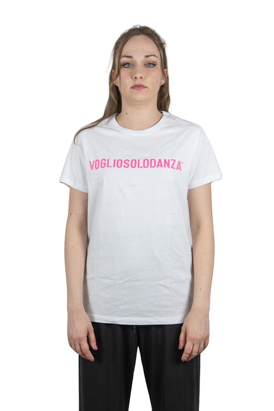 T-SHIRT OVER LOGO LINEAR FUXIA